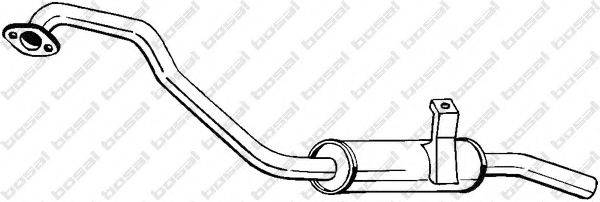 BOSAL 279417 Глушник вихлопних газів кінцевий