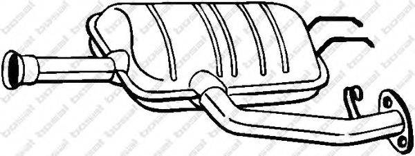 BOSAL 200979 Середній глушник вихлопних газів