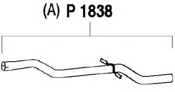 FENNO P1838 Труба вихлопного газу