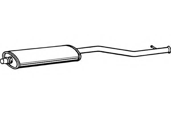FENNO P1894 Середній глушник вихлопних газів