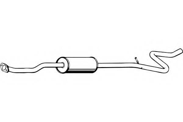 FENNO P1899 Середній глушник вихлопних газів
