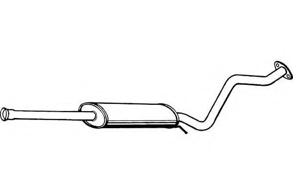 FENNO P2950 Середній глушник вихлопних газів