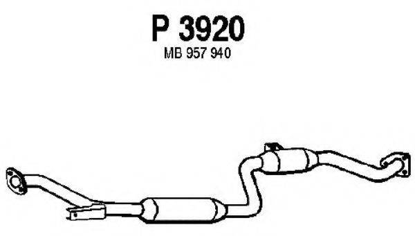 FENNO P3920 Середній глушник вихлопних газів