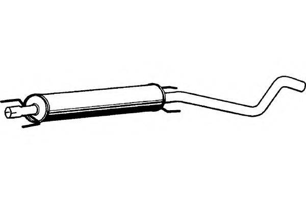 FENNO P4339 Середній глушник вихлопних газів