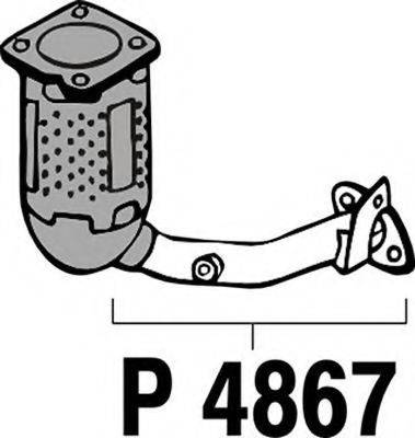 FENNO P4867 Труба вихлопного газу