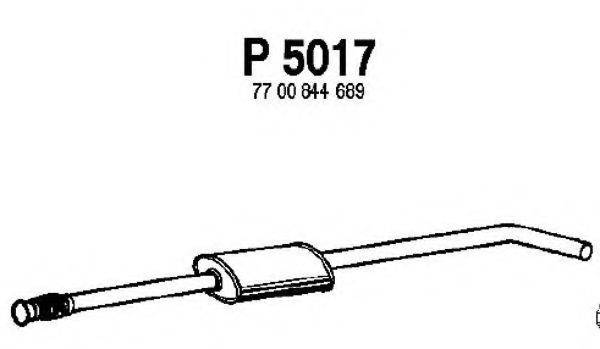 FENNO P5017 Середній глушник вихлопних газів