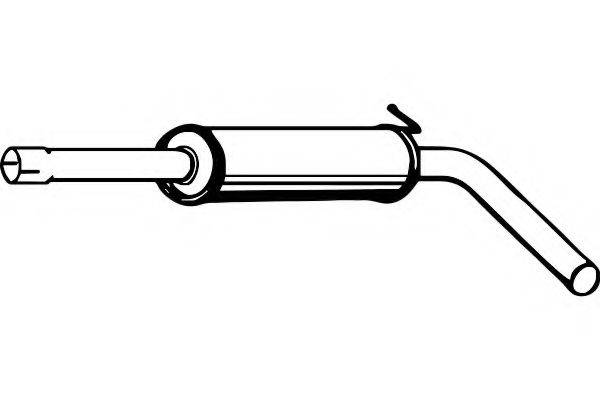FENNO P5735 Середній глушник вихлопних газів