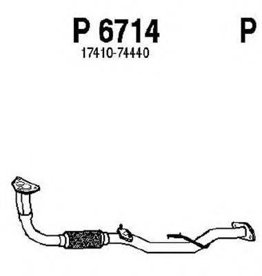 FENNO P6714 Труба вихлопного газу