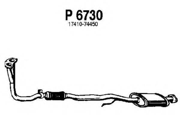 FENNO P6730 Труба вихлопного газу