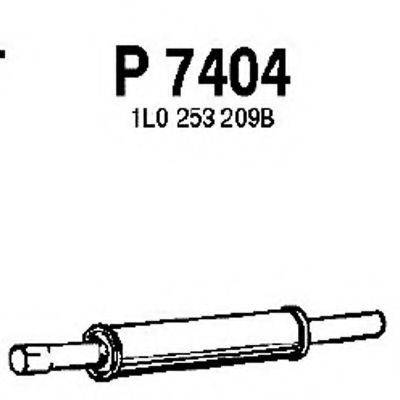 FENNO P7404 Середній глушник вихлопних газів