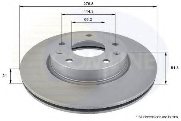 COMLINE ADC1309V гальмівний диск