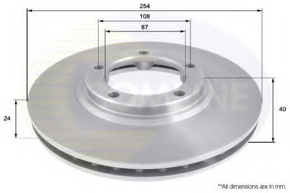 COMLINE ADC1040V гальмівний диск