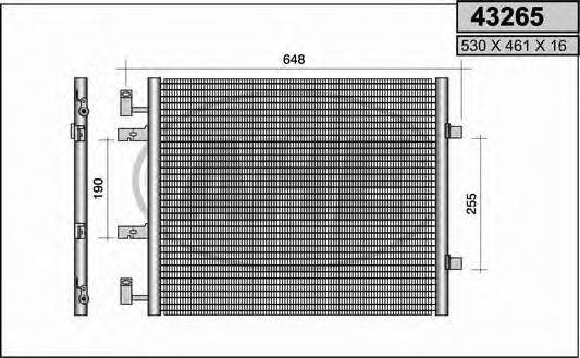 AHE 43265 Конденсатор, кондиціонер