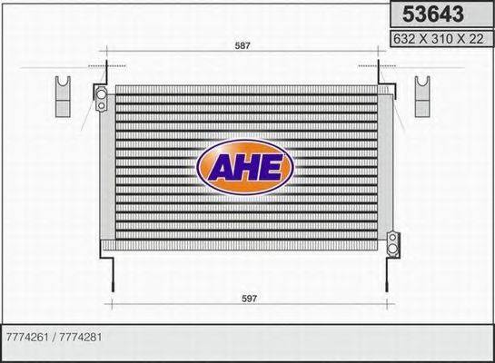 AHE 53643 Конденсатор, кондиціонер