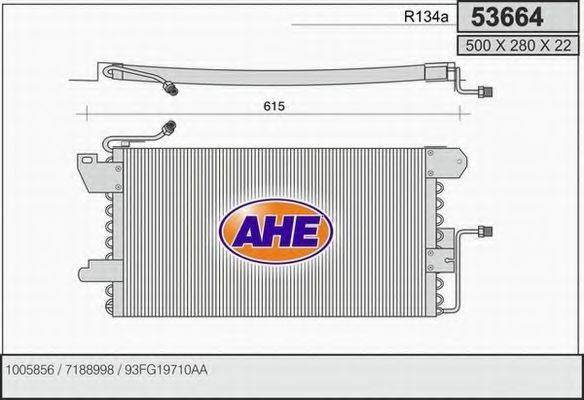 AHE 53664 Конденсатор, кондиціонер