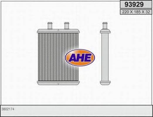 AHE 93929 Теплообмінник, опалення салону