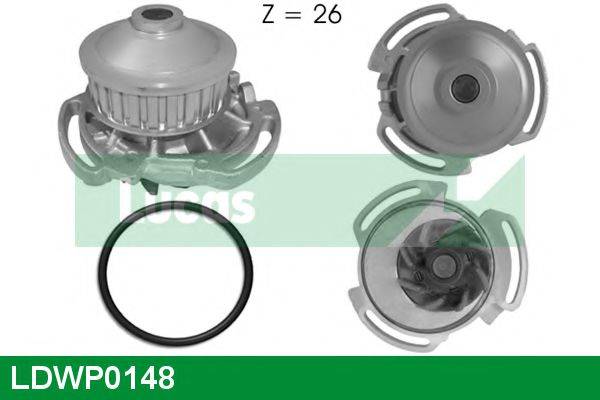 LUCAS ENGINE DRIVE LDWP0148 Водяний насос