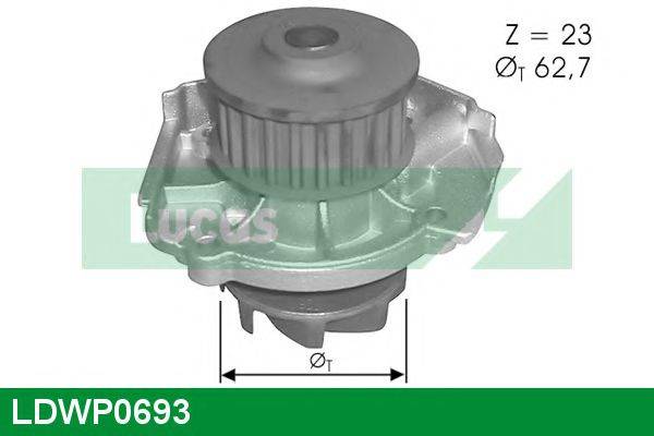 LUCAS ENGINE DRIVE LDWP0693 Водяний насос