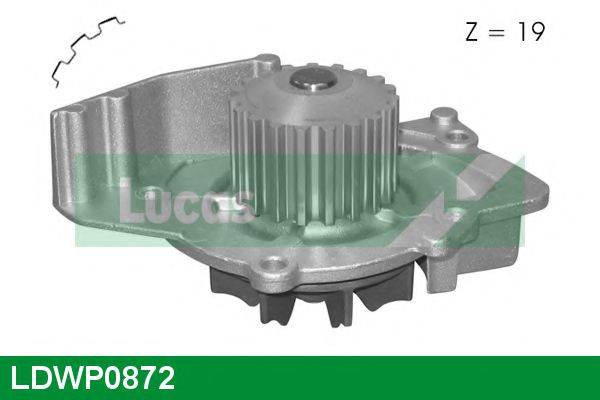 LUCAS ENGINE DRIVE LDWP0872 Водяний насос