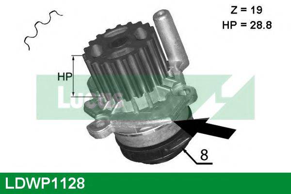 LUCAS ENGINE DRIVE LDWP1128 Водяний насос