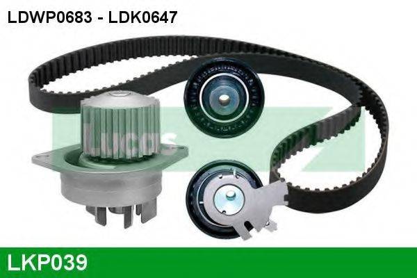 LUCAS ENGINE DRIVE LKP039 Водяний насос + комплект зубчастого ременя