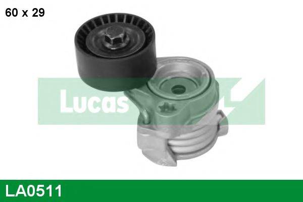 LUCAS ENGINE DRIVE LA0511 Натяжна планка, полікліновий ремінь