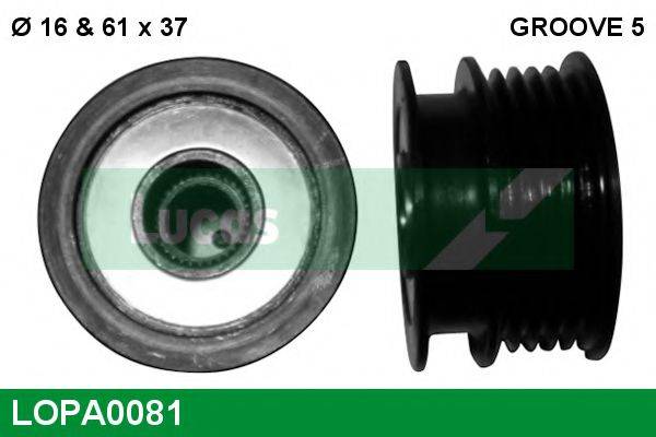 LUCAS ENGINE DRIVE LOPA0081 Механізм вільного ходу генератора