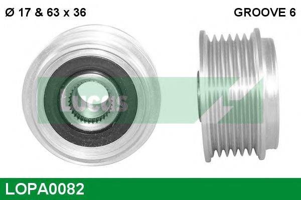 LUCAS ENGINE DRIVE LOPA0082 Механізм вільного ходу генератора