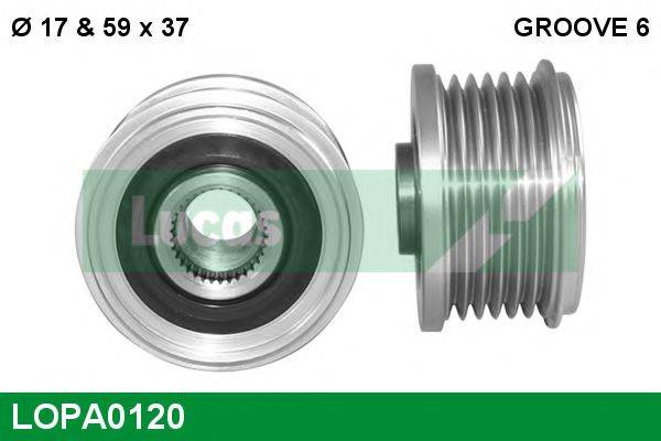 LUCAS ENGINE DRIVE LOPA0120 Механізм вільного ходу генератора