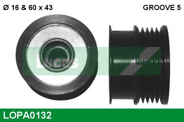 LUCAS ENGINE DRIVE LOPA0132 Механізм вільного ходу генератора