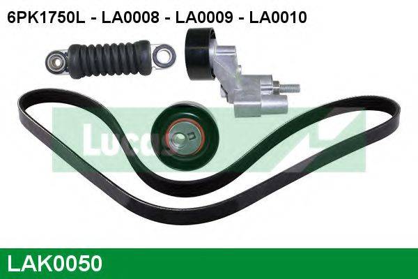 LUCAS ENGINE DRIVE LAK0050 Полікліновий ремінний комплект