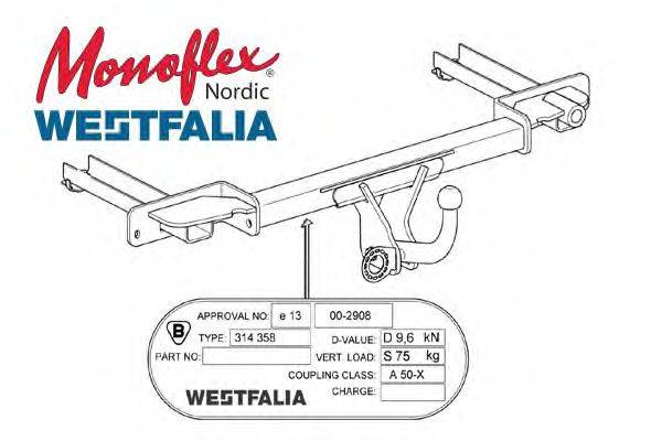MONOFLEX 314416 Причіпне обладнання