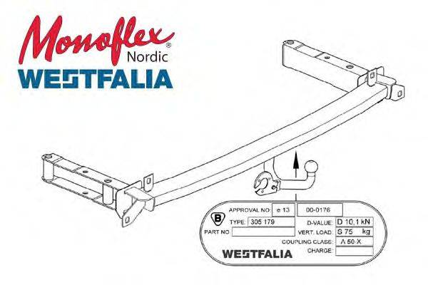 MONOFLEX 305179 Причіпне обладнання