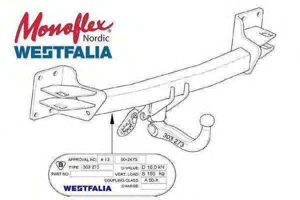 MONOFLEX 303368 Причіпне обладнання