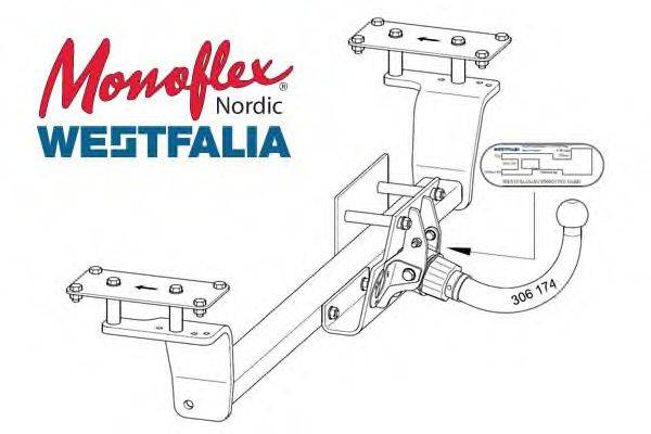 MONOFLEX 306217 Причіпне обладнання