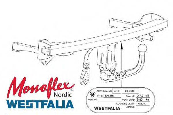 MONOFLEX 306286 Причіпне обладнання