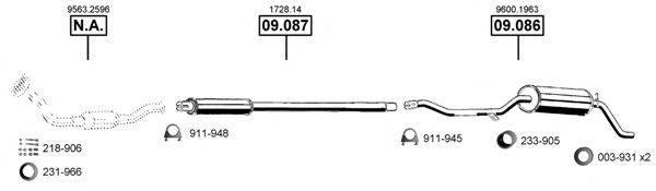 ASMET CI091200 Система випуску ОГ