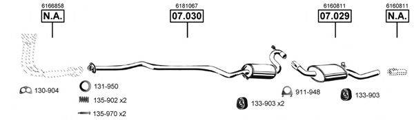 ASMET FO074010 Система випуску ОГ