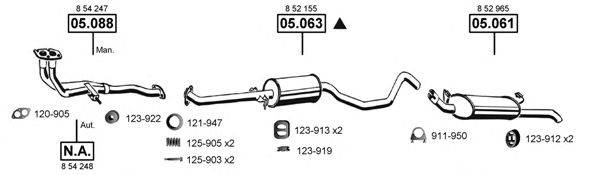 ASMET OP055005 Система випуску ОГ