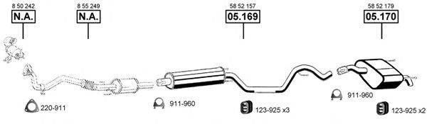 ASMET OP055390 Система випуску ОГ