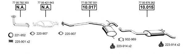 ASMET RE104190 Система випуску ОГ