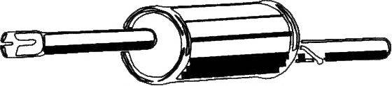 ASMET 10108 Глушник вихлопних газів кінцевий