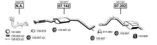 ASMET FO073700 Система випуску ОГ