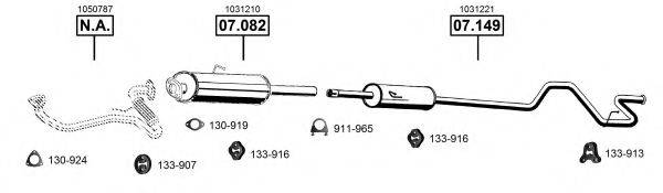 ASMET FO075520 Система випуску ОГ