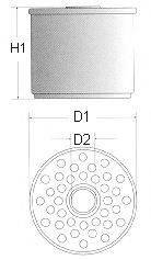CHAMPION L131606 Паливний фільтр