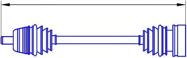 SERCORE 12365 Приводний вал