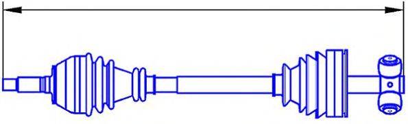 SERCORE 12504 Приводний вал