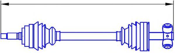 SERCORE 12805 Приводний вал