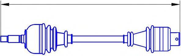 SERCORE 12759 Приводний вал