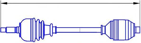 SERCORE 12592 Приводний вал